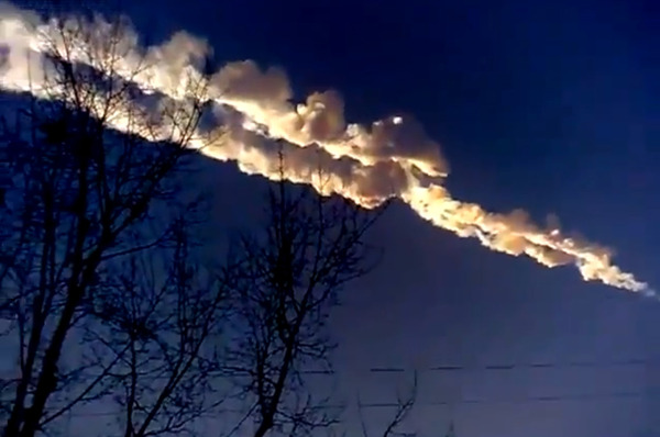 Čeliabinsko meteorito pėdsakas